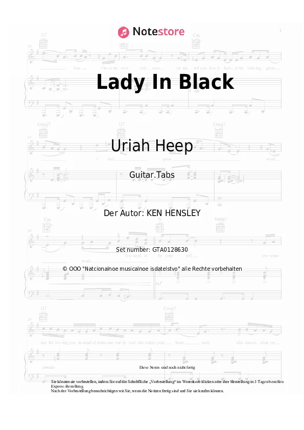 Zdjęcie Lady in Black Gitarre: Einfache Akkorde und Tipps für Anfänger