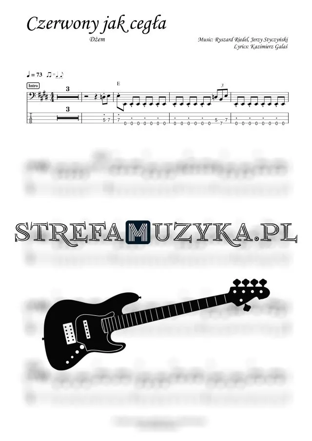 Zdjęcie Czerwony jak cegła akordy – łatwe do nauki dla każdego gitarzysty