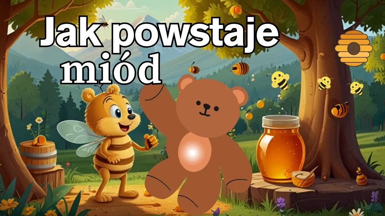 Zdjęcie Jak powstaje miód - obrazkowa historia dla dzieci o pszczołach
