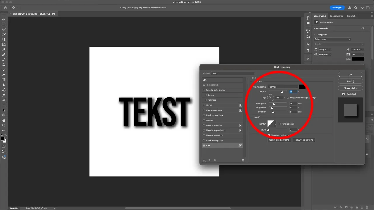 Zdjęcie Photoshop: Jak pogrubić tekst? 3 triki, gdy Bold nie działa!