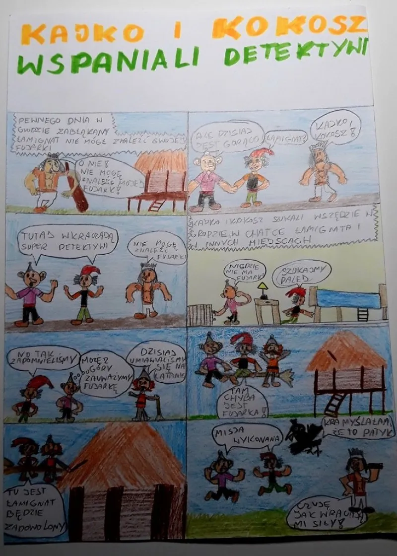 Zdjęcie Jak łatwo narysować komiks do szkoły z Kajko i Kokosz krok po kroku