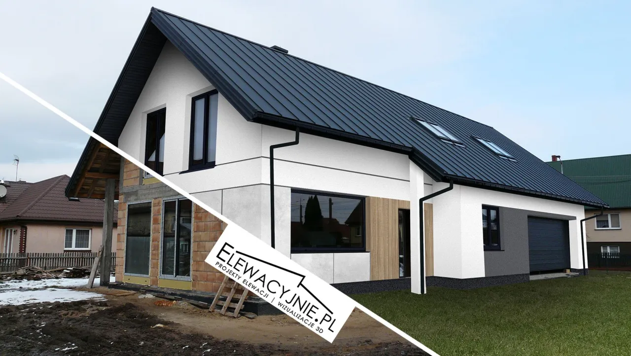 Zdjęcie Antracytowe okna: 7 najlepszych kolorów elewacji - inspiracje