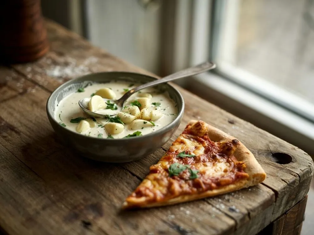 Zdjęcie Domowy sos czosnkowy do pizzy: Prosty przepis jak z pizzerii