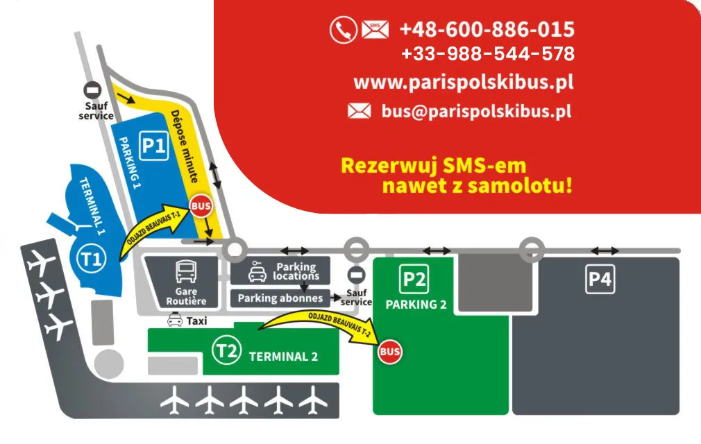 Zdjęcie Jak dojechać na lotnisko Paryż Beauvais - tanio i wygodnie