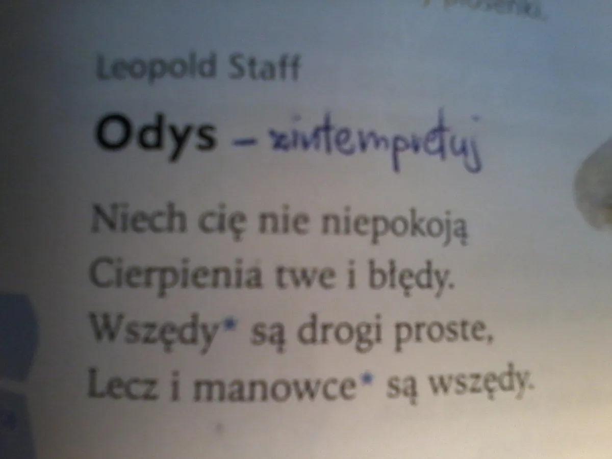 Zdjęcie Głębokie znaczenie wiersza Kowal Leopolda Staffa i jego interpretacja
