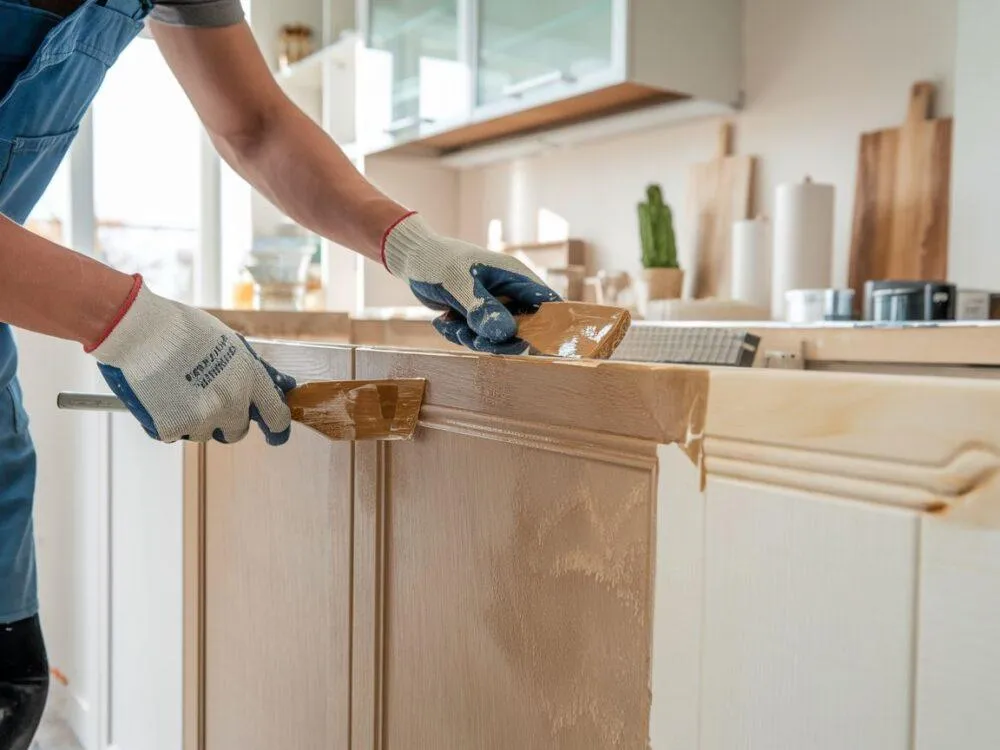 Zdjęcie Oklejanie kuchni z frezami: poradnik krok po kroku DIY