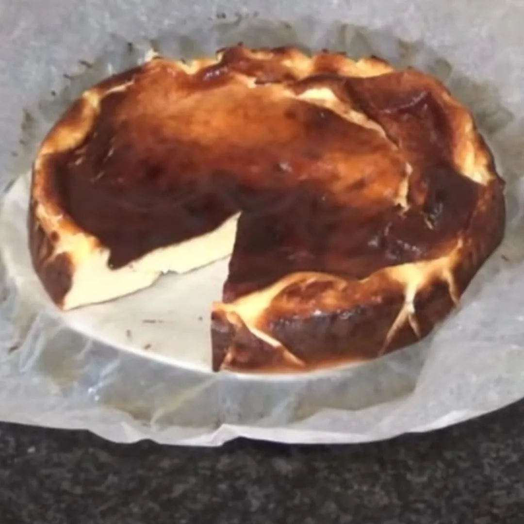 Zdjęcie Tarta de queso con queso batido fit: receta deliciosa y saludable