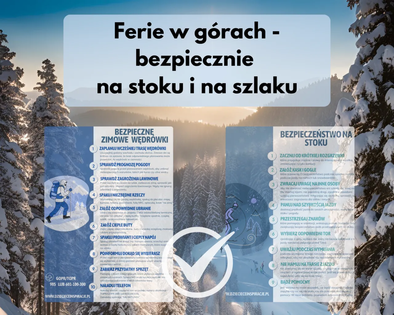 Zdjęcie Co spakować w góry, aby uniknąć nieprzyjemnych niespodzianek?