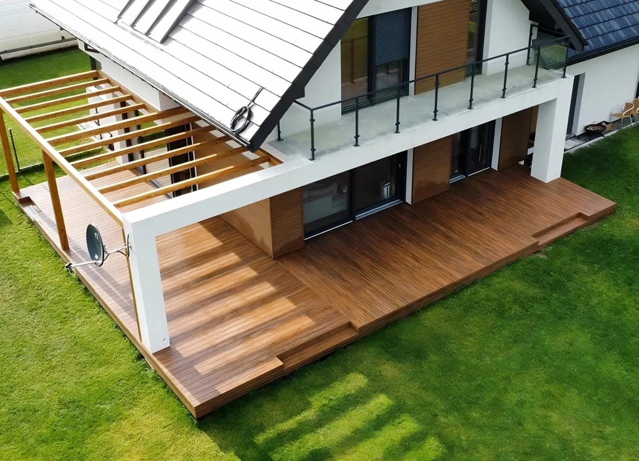 Zdjęcie Co pod legary na taras? Najlepsze materiały na izolację i poziomowanie