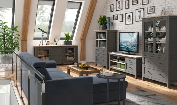 Zdjęcie Idealne kolory ścian do szarych mebli, które odmienią Twoje wnętrze