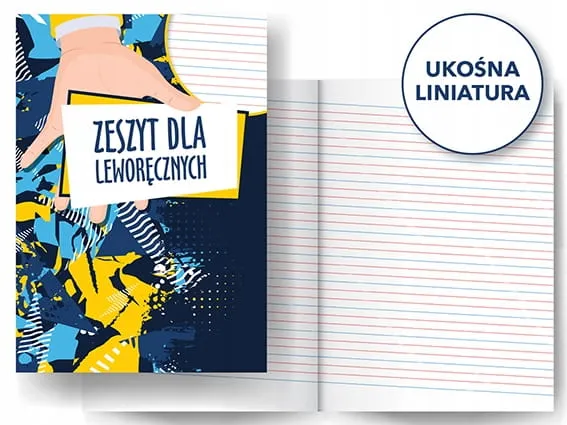 Zdjęcie Zeszyt dla leworęcznych czym się różnią – poznaj kluczowe różnice