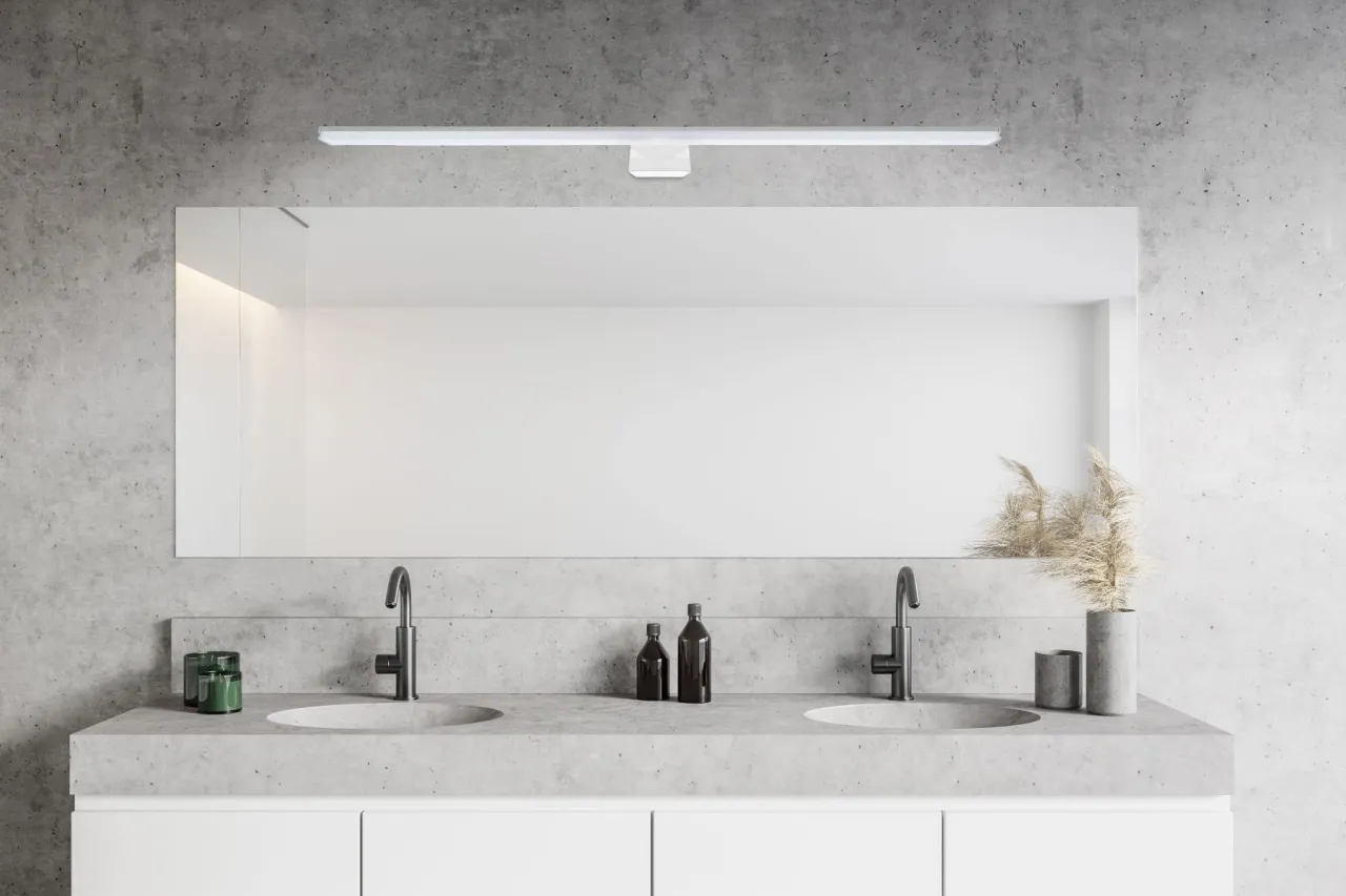 Zdjęcie Lámpara baño techo: Guía 2026 de seguridad IP44 y estilo LED