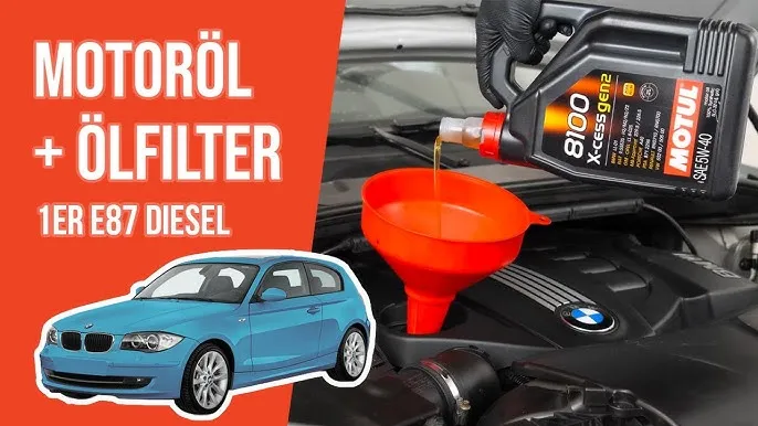 Zdjęcie Wichtiges Motoröl für BMW E87: Empfehlungen und Ölwechselintervalle