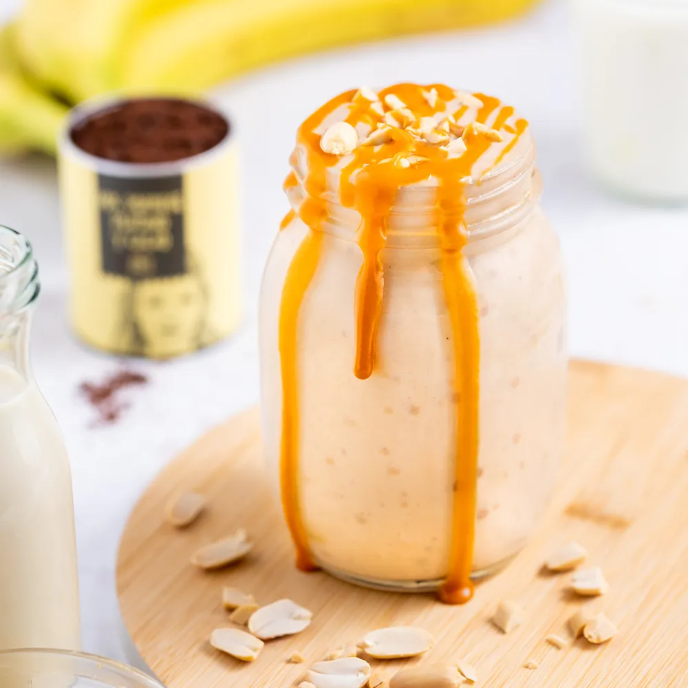 Zdjęcie Deliciosos batidos con crema de cacahuete que no puedes dejar de probar