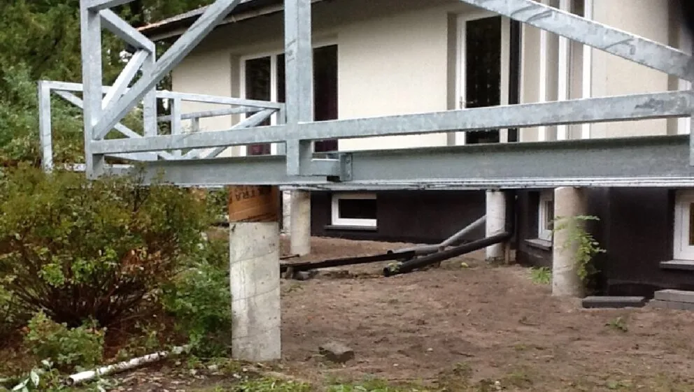 Zdjęcie Jak zbudować trwały taras na filarach betonowych: 5 kroków