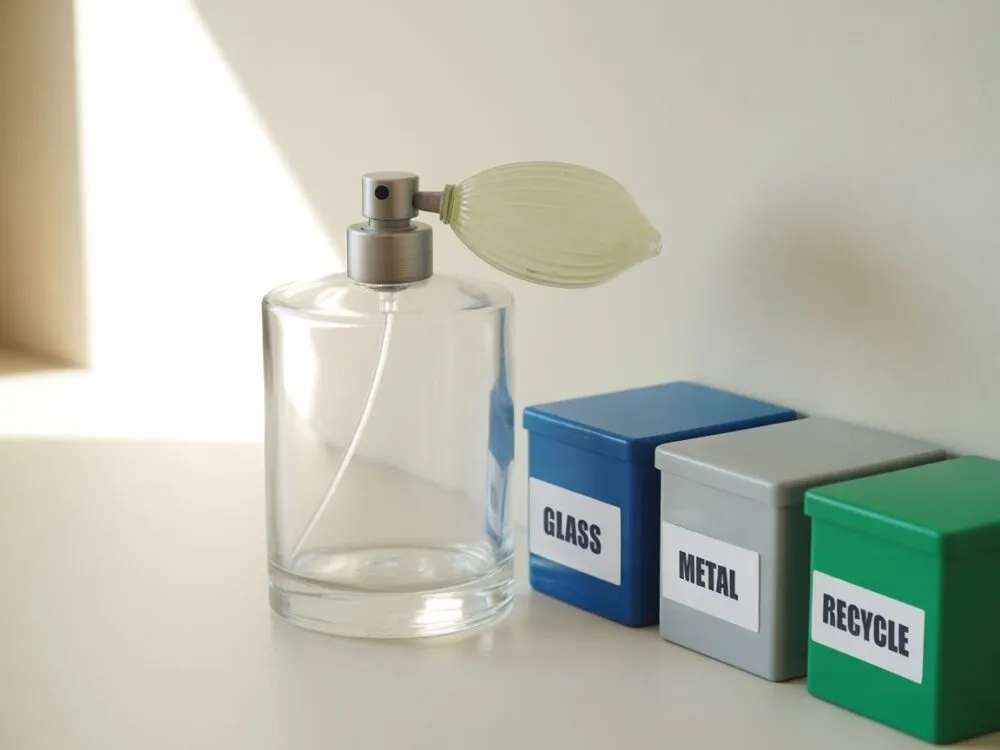 Zdjęcie Jak wyrzucić butelkę po perfumach? Segregacja krok po kroku