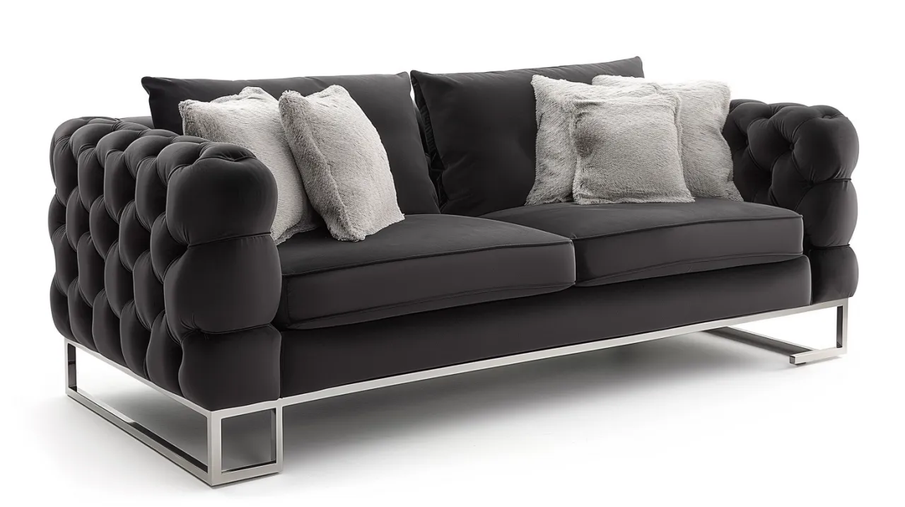 Zdjęcie ak sofa glamour z funkcją spania podkreśli elegancję Twojego salonu?