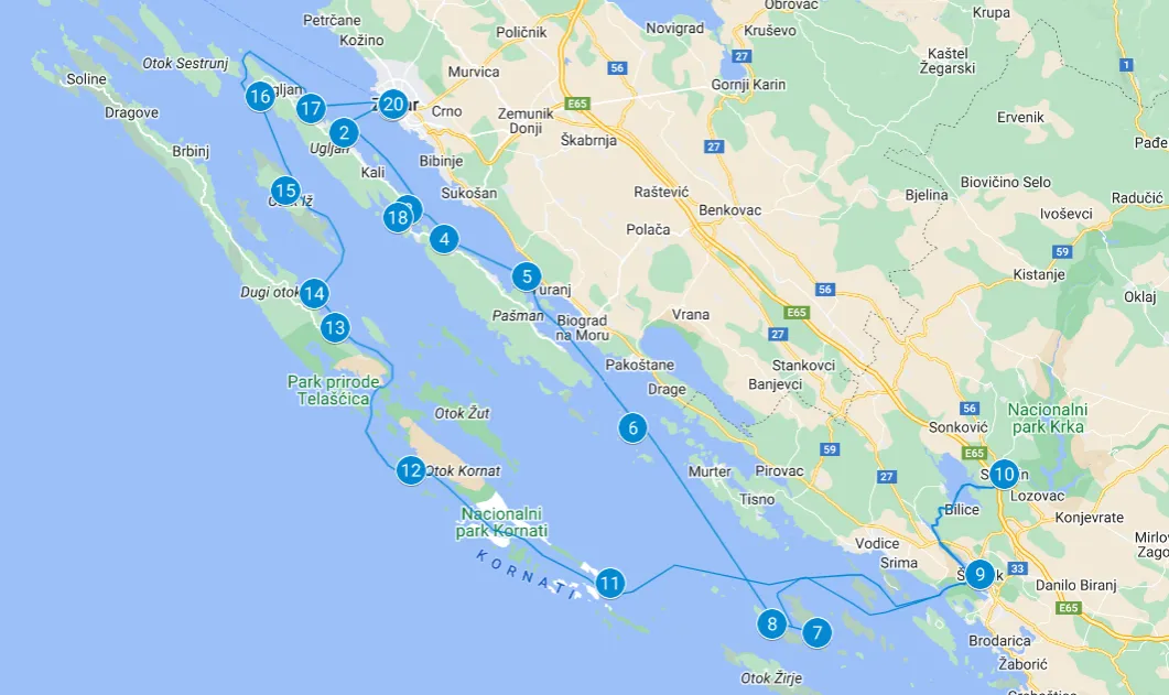 Zdjęcie Najlepsza trasa do Zadaru: uniknij korków i kosztów podróży