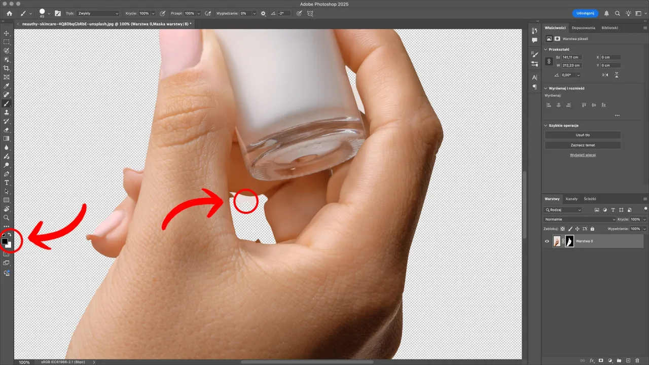 Zdjęcie Usuń tło w Photoshopie: Poradnik krok po kroku (automatycznie i precyzyjnie)