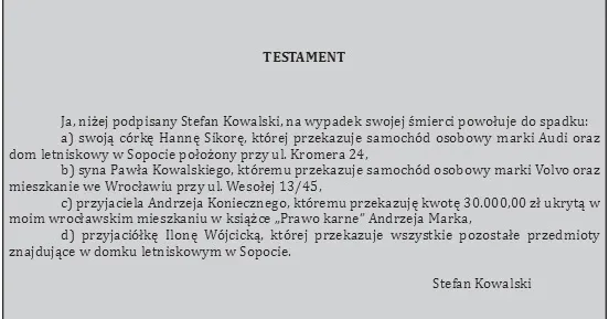 Zdjęcie Jak powinien wyglądać testament, aby uniknąć problemów prawnych