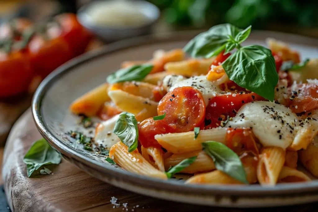 Zdjęcie Sałatka z makaronem penne - prosta i pyszna, idealna na każdą okazję