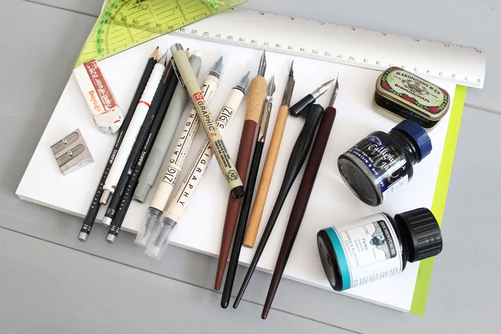 Zdjęcie Kalligraphie lernen: Die besten Tipps und Kurse für Einsteiger und Fortgeschrittene