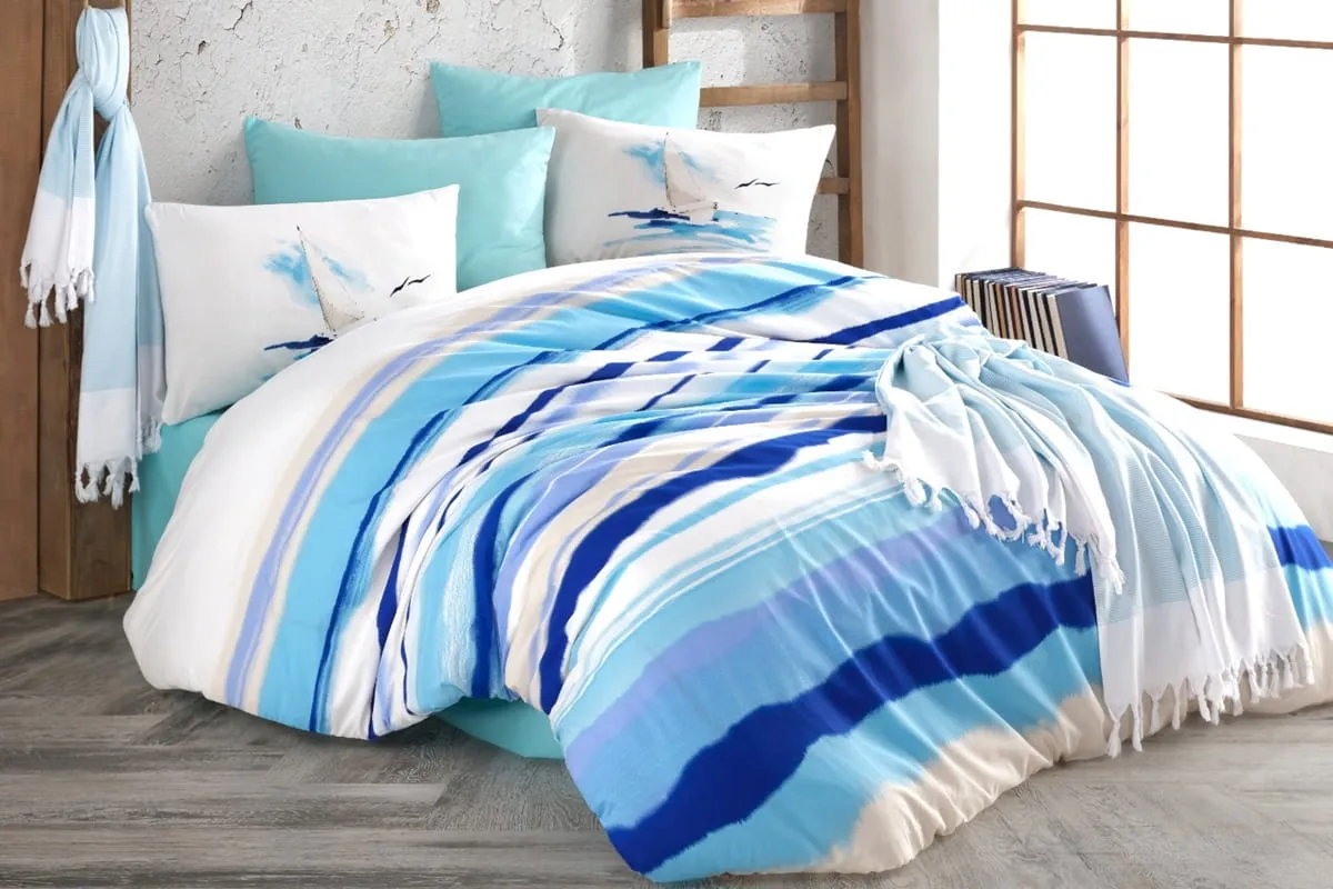 Zdjęcie Pościel morskie motywy – idealne do stworzenia nadmorskiego klimatu w sypialni