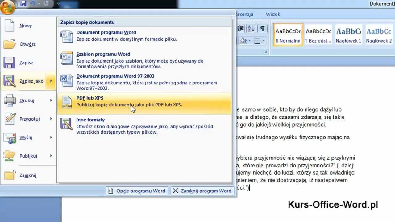Zdjęcie Jak otworzyć plik PDF w Wordzie i uniknąć problemów z formatowaniem