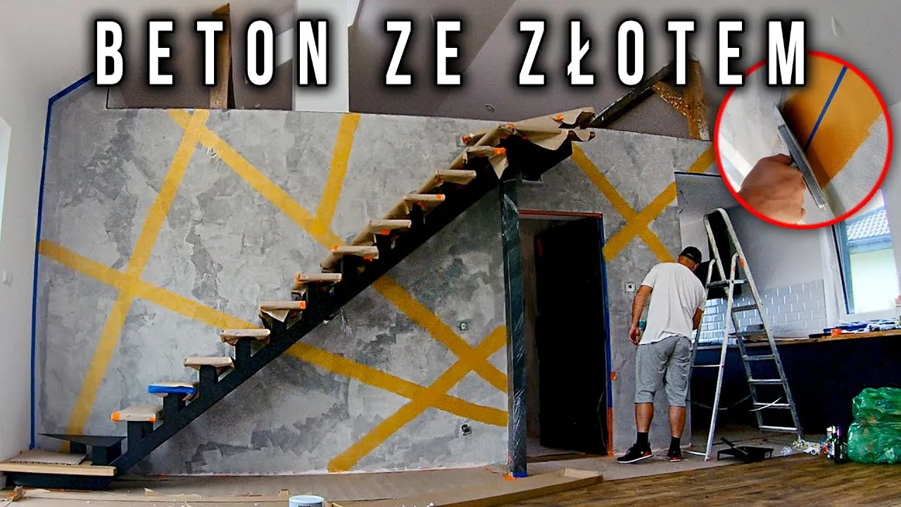 Zdjęcie Jak zrobić beton ze złotymi paskami i uniknąć typowych błędów
