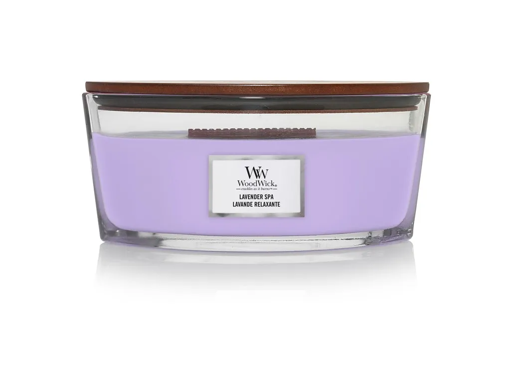 Zdjęcie Świeca WoodWick Hearthwick Lavender Spa – relaks w Twoim domu