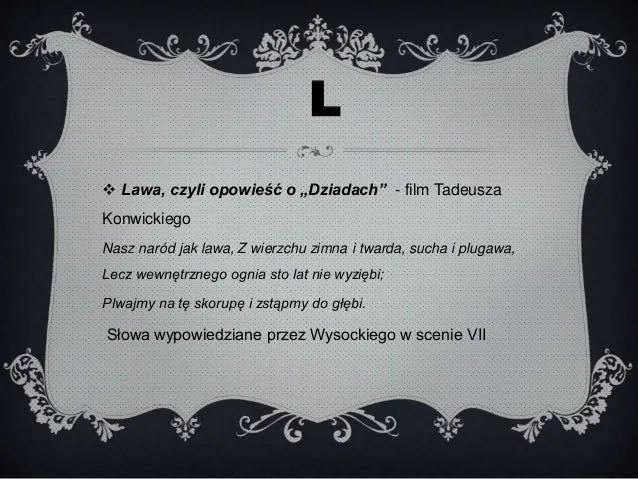 Zdjęcie Naród jak lawa interpretacja cytatu – znaczenie, symbolika i kontekst w Dziadach