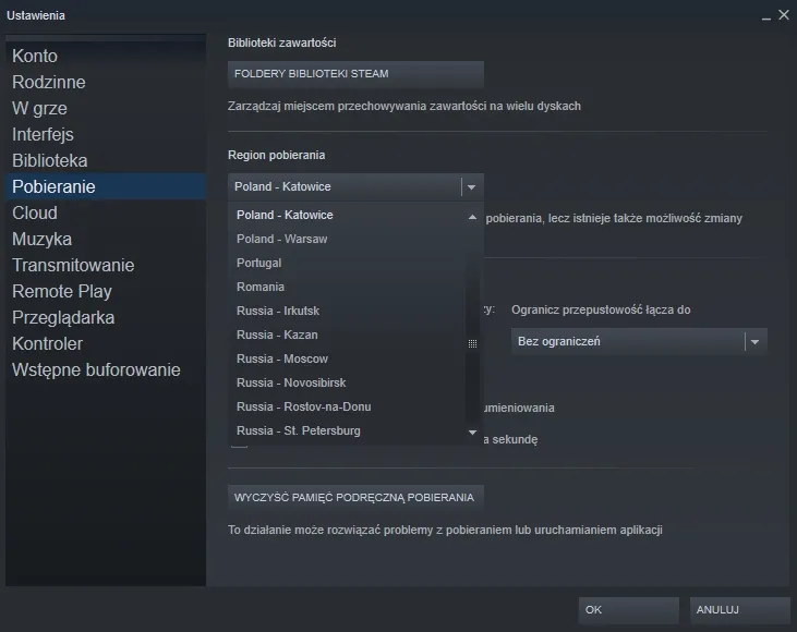 Zdjęcie Jak zwiększyć szybkość pobierania Steam i cieszyć się szybszymi grami