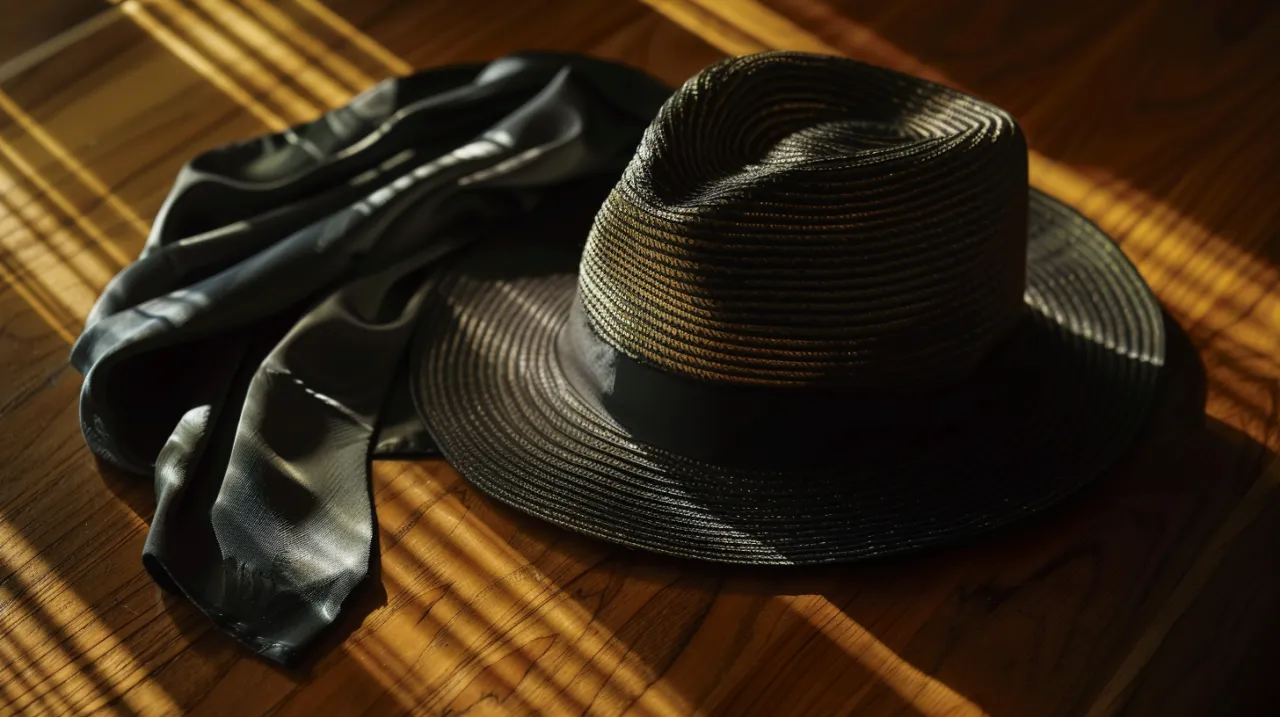 Zdjęcie Kapelusz czarny męski - Stylowy wybór do eleganckiej męskiej garderoby