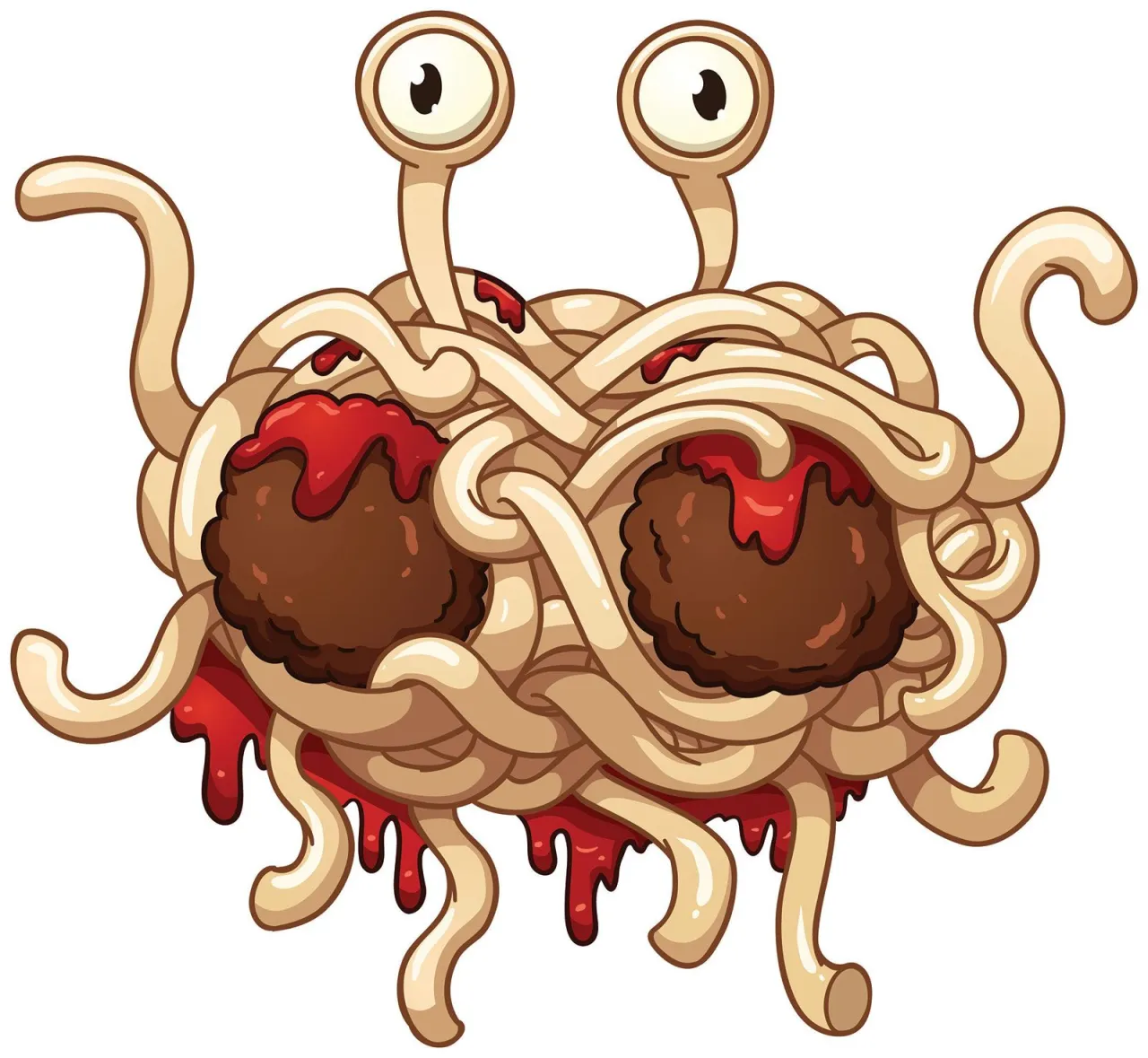 Zdjęcie Latający Potwór Spaghetti: satyra na religię i jej znaczenie