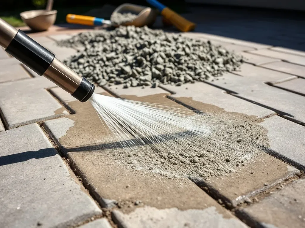 Zdjęcie Skuteczne sposoby na zmycie cementu z kostki brukowej bez uszkodzeń