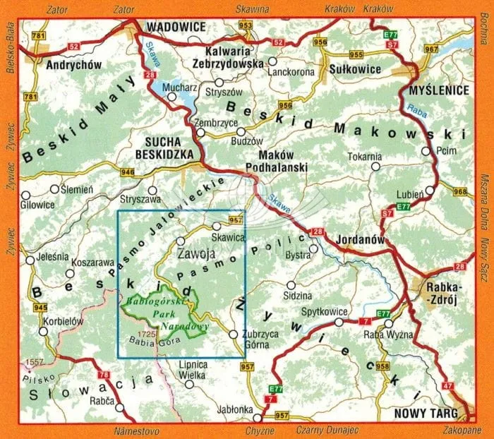 Zdjęcie Babia Góra gdzie jest? Dokładna lokalizacja i wskazówki dojazdu