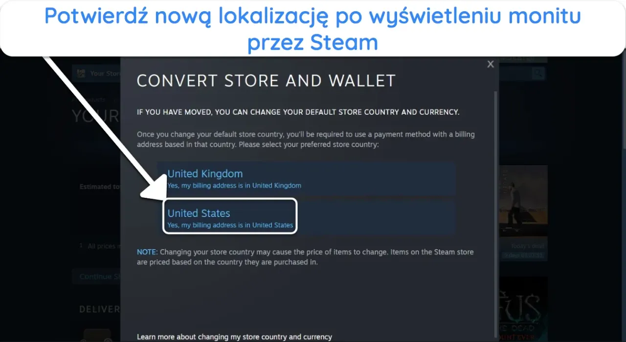 Zdjęcie Jak zmienić region na Steam i uniknąć problemów z kontem