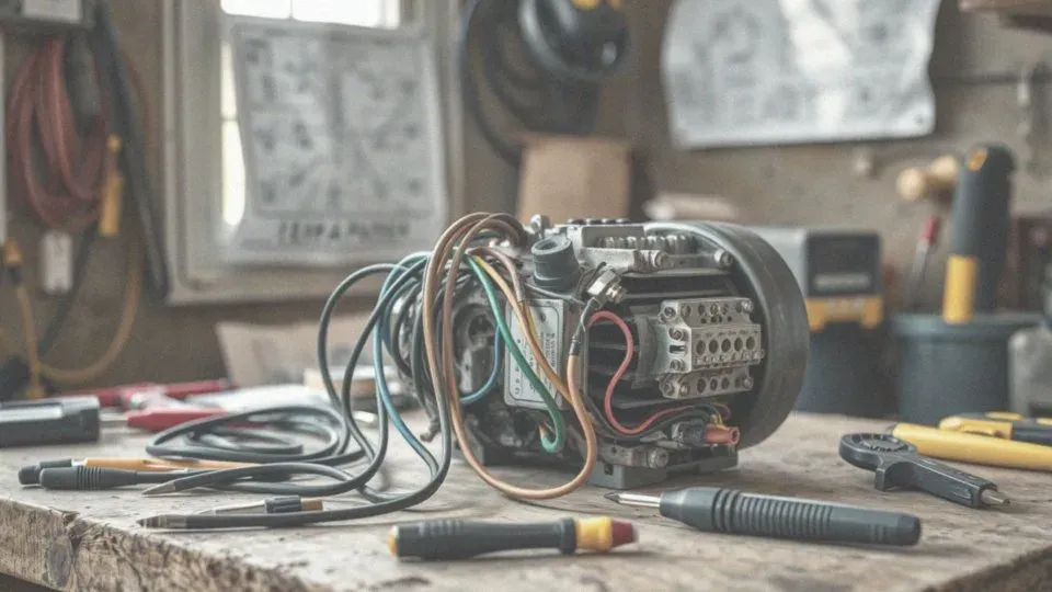 Zdjęcie Jak podłączyć silnik jednofazowy 6 przewodów bez błędów i ryzyka