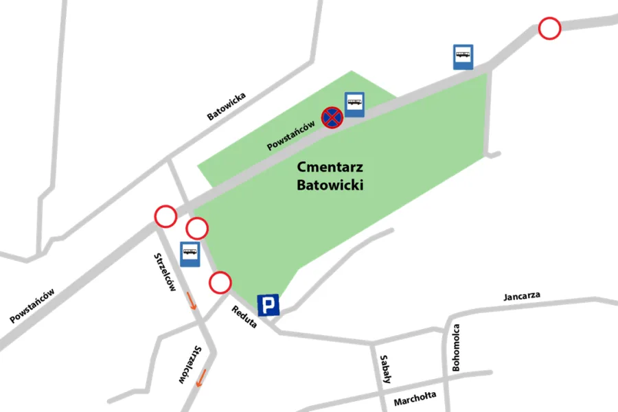 Zdjęcie Jak dojechać do cmentarza Batowice - najłatwiejsze opcje transportu
