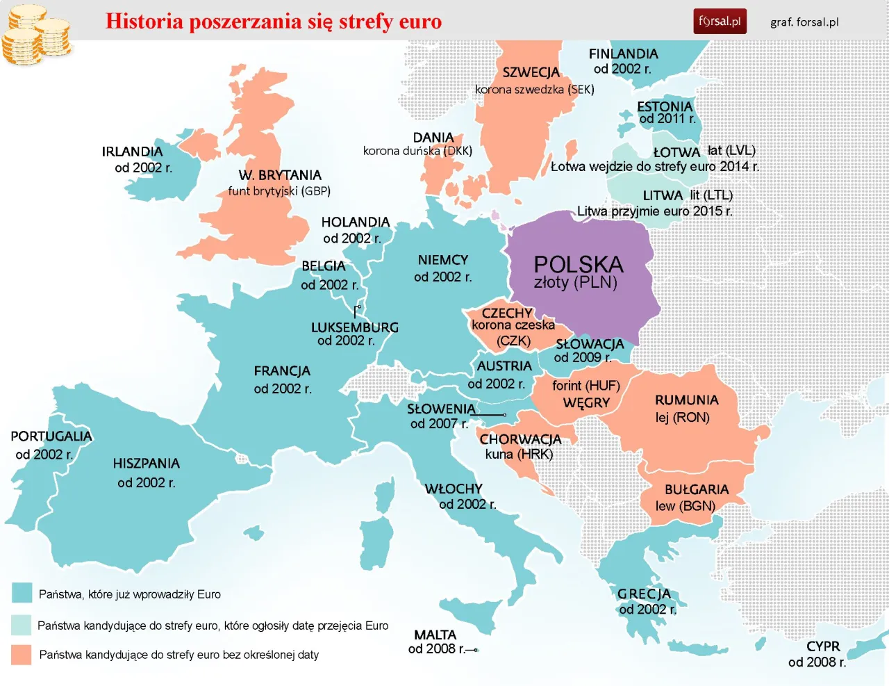 Zdjęcie W jakich krajach jest waluta euro? Odkryj zaskakujące miejsca!