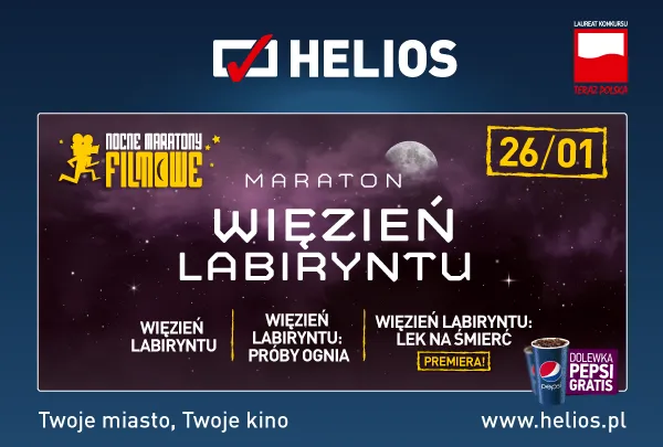 Zdjęcie Ile kosztuje maraton filmowy w Heliosie? Sprawdź ceny i filmy!