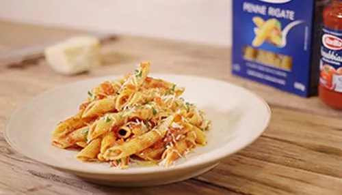 Zdjęcie Barilla Penne Rigate: Wszechstronny makaron do włoskich dań