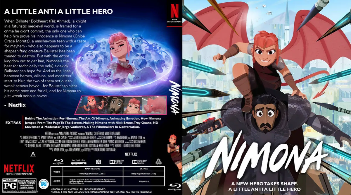 Zdjęcie Nimona 2023 - Buntownicza nastolatka z supermocami