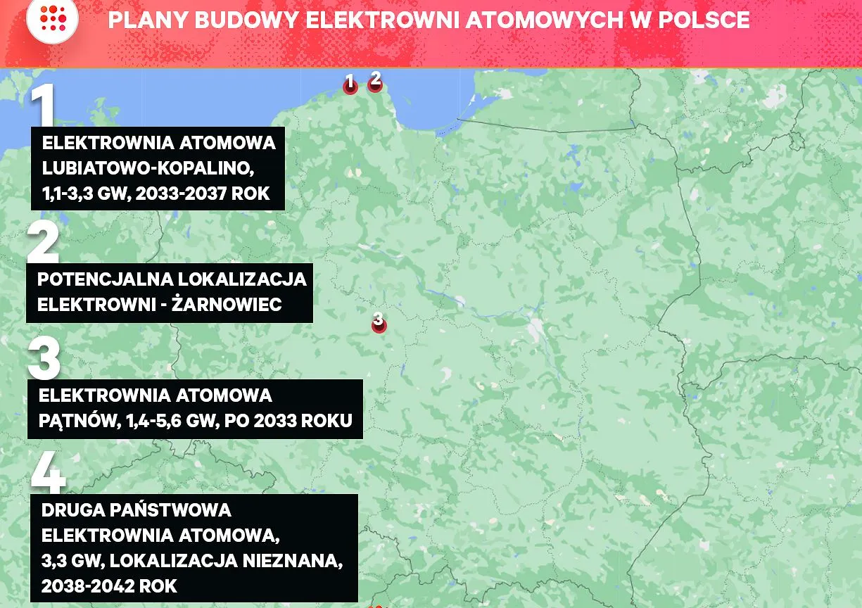 Zdjęcie Gdzie ma powstać elektrownia atomowa w Polsce? Kluczowe informacje i kontrowersje