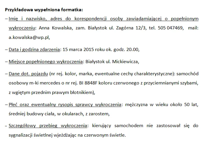 Zdjęcie Jak anonimowo zgłosić wykroczenie drogowe i uniknąć problemów