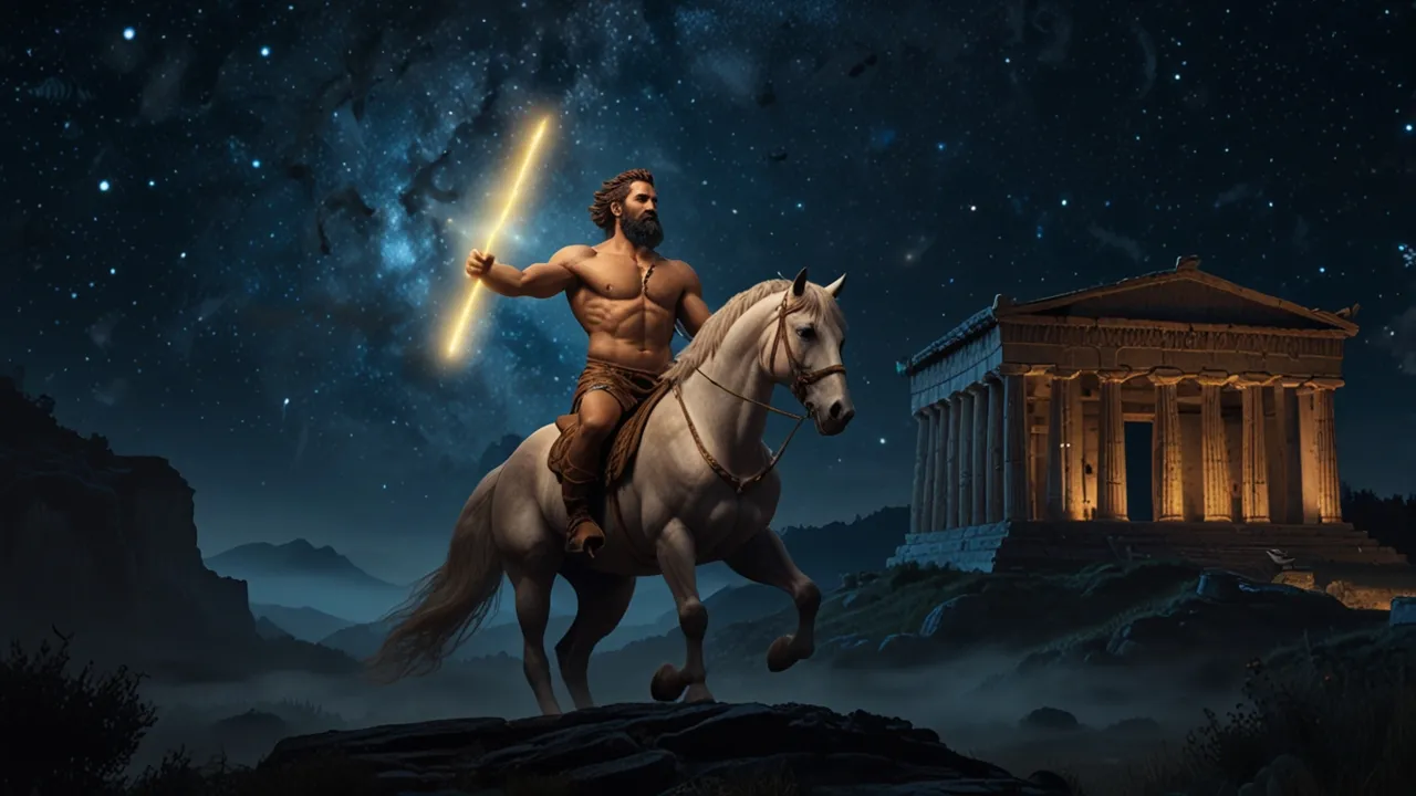 Zdjęcie Chiron: Wyjątkowy centaur i nauczyciel herosów w mitologii