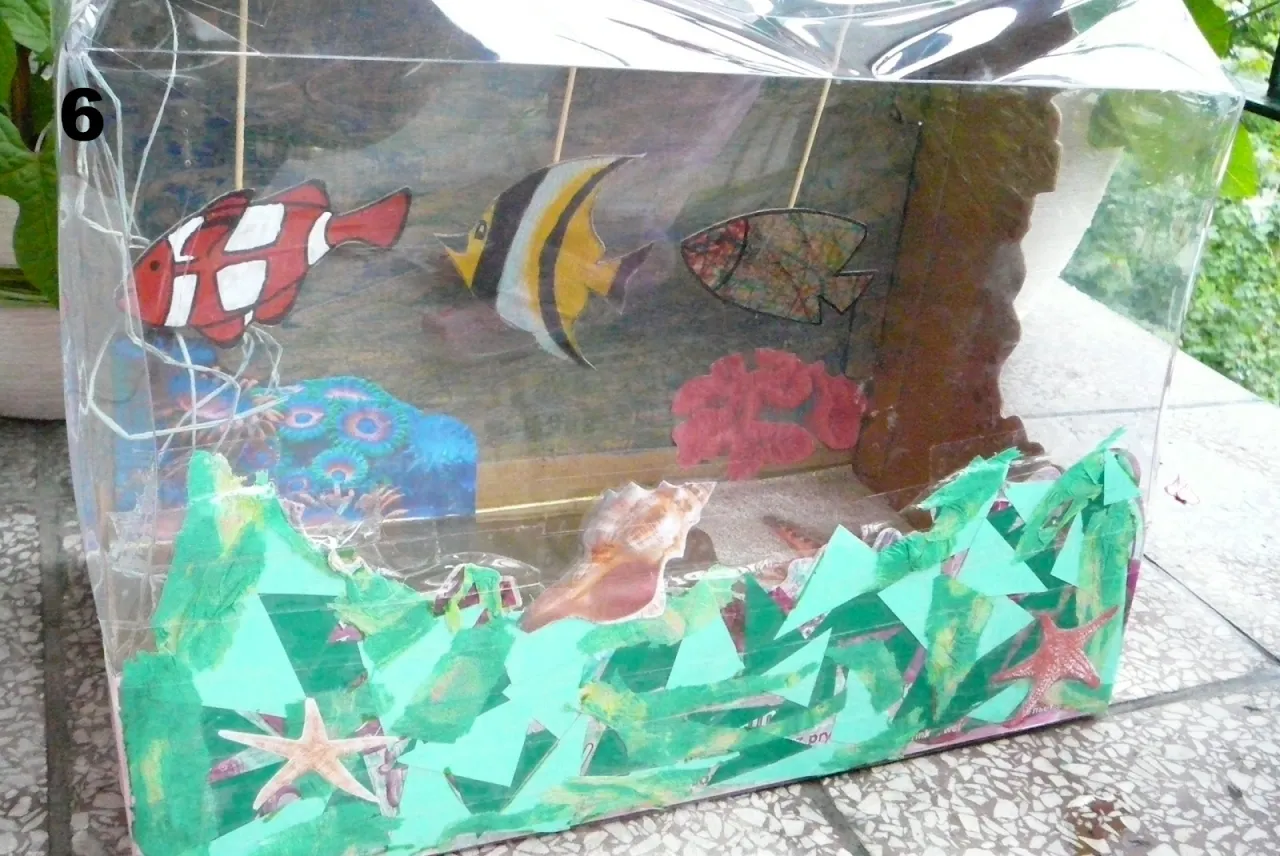 Zdjęcie Jak zrobić akwarium z kartonu - kreatywne pomysły dla dzieci
