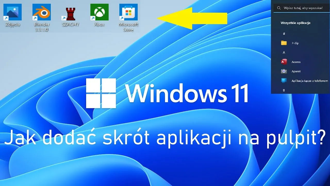 Zdjęcie Jak dodać aplikacje na pulpit Windows 11 w prosty sposób bez problemów