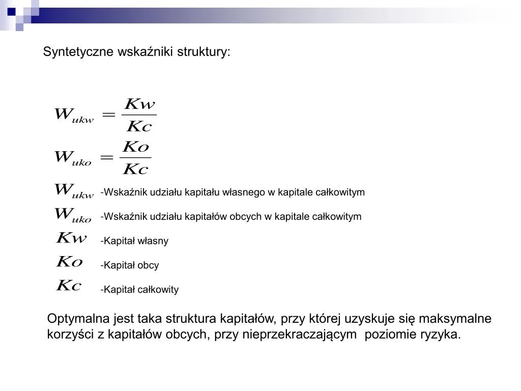 Zdjęcie Wskaźnik udziału kapitału własnego: klucz do stabilności firmy