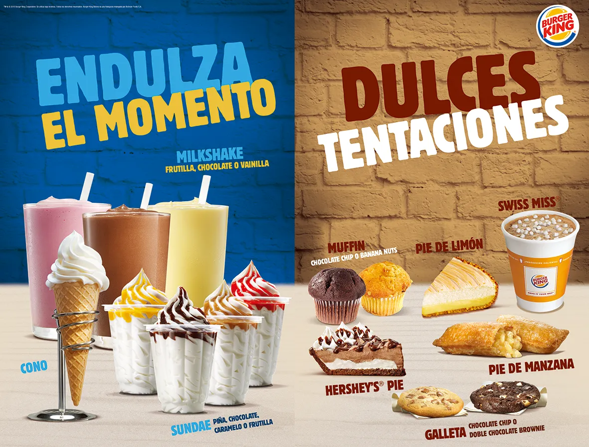 Zdjęcie Postres Burger King: Gu&iacute;a Completa de Sabores, Precios y Novedades